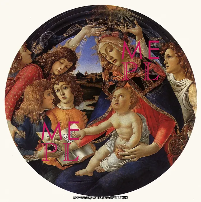 : Madonna of Magnificat, by Botticelli : Madonna of Magnificat, by Botticelli
