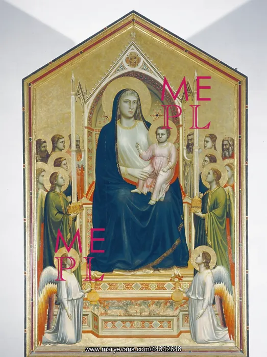 : The Madonna of Ognissanti, by Giotto : The Madonna of Ognissanti, by Giotto