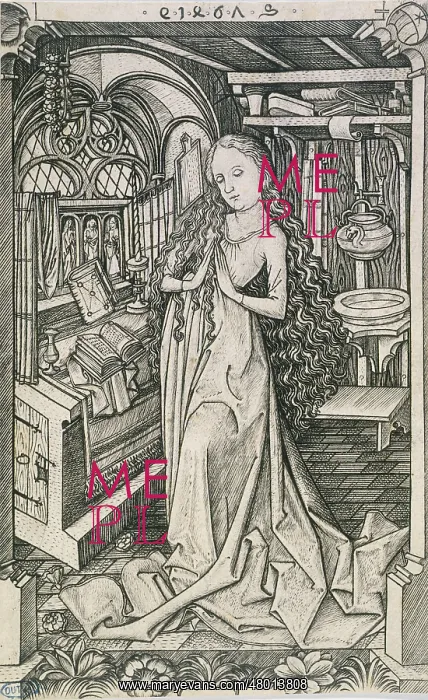 : The Madonna praying in her oratory : The Madonna praying in her oratory