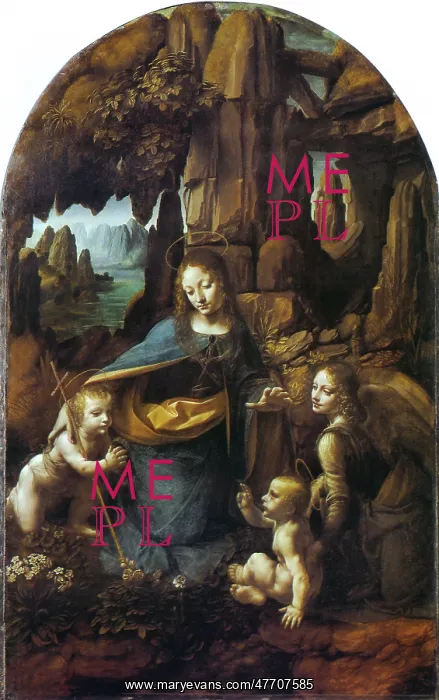 : Madonna of the Rocks, by Leonardo da Vinci : Madonna of the Rocks, by Leonardo da Vinci