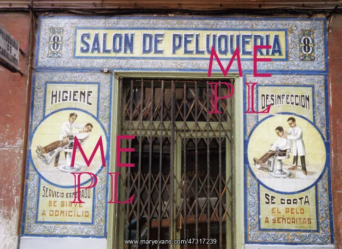 : MADRID BARBER 1 / 5 1987 : MADRID BARBER 1 / 5 1987