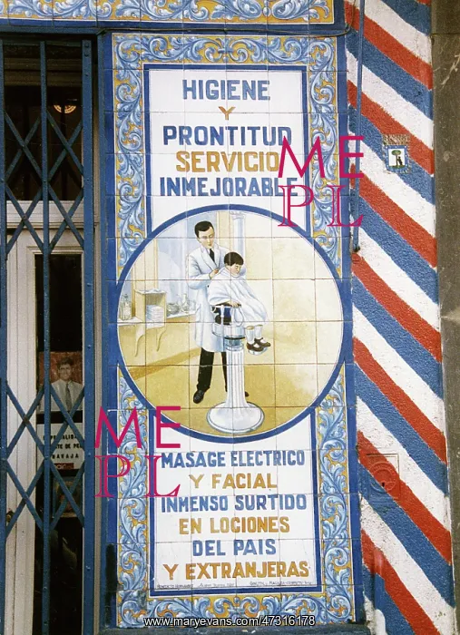 : MADRID BARBER 3 / 5 1987 : MADRID BARBER 3 / 5 1987