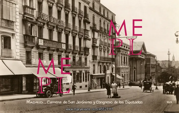 : Madrid, Spain - Carrera de San Jeronimo : Madrid, Spain - Carrera de San Jeronimo