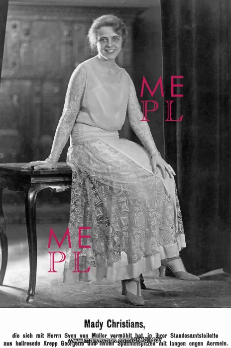 : Mady Christians, 1923 : Mady Christians, 1923