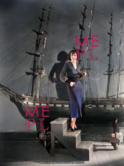  : MAE MURRAY & SHIP 1930S