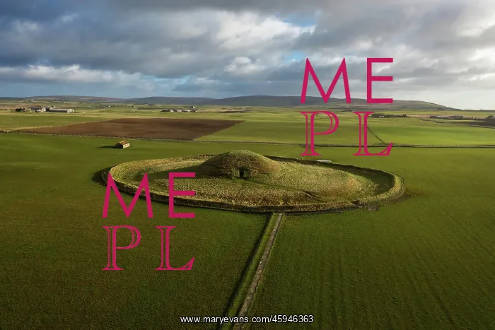: Maeshowe chambered cairn, Stenness, Mainland, Orkney : Maeshowe chambered cairn, Stenness, Mainland, Orkney