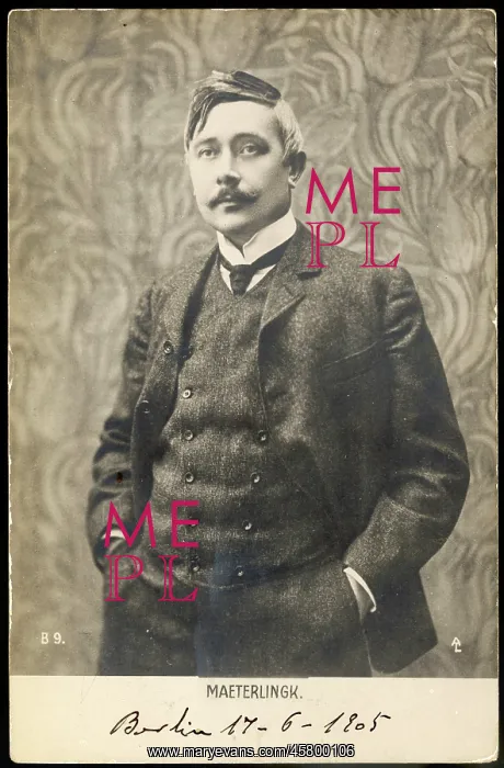 : MAETERLINCK / POSTCARD : MAETERLINCK / POSTCARD