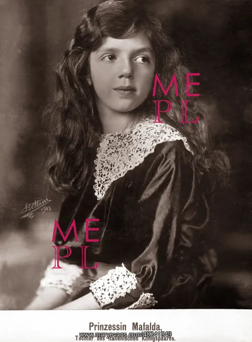 : Mafalda - princess - Germany - Tochter von Koenig Viktor Emanuel III : Mafalda - princess - Germany - Tochter von Koenig Viktor Emanuel III