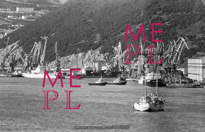 : Magadan sea port, 1988 : Magadan sea port, 1988