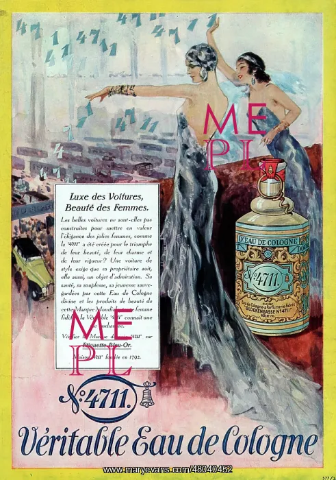 : Magazine Advertisement for 4711 Eau de Cologne : Magazine Advertisement for 4711 Eau de Cologne