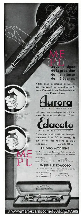: Magazine Advertisement for Aurora and Edacoto : Magazine Advertisement for Aurora and Edacoto