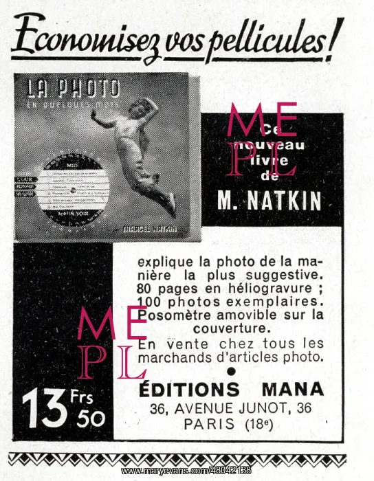 : Magazine Advertisement for a book on photography : Magazine Advertisement for a book on photography
