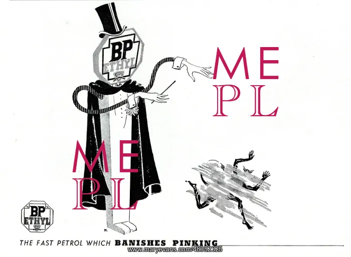 : Magazine Advertisement for BP Ethyl petrol : Magazine Advertisement for BP Ethyl petrol