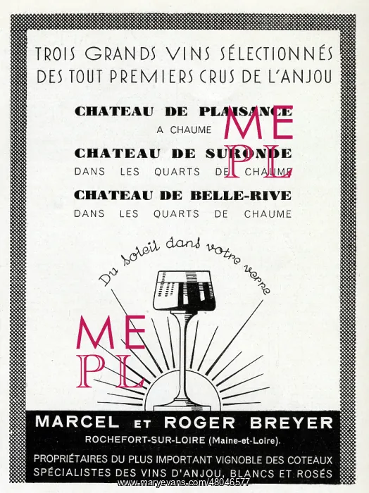 : Magazine Advertisement for Breyer wines : Magazine Advertisement for Breyer wines