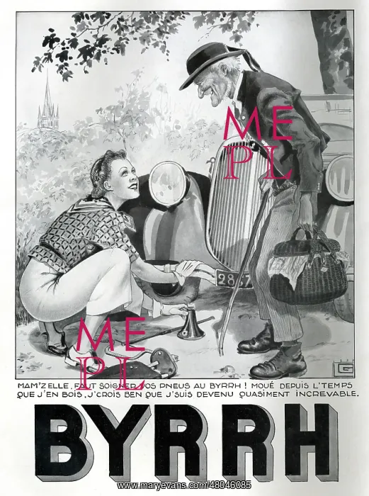 : Magazine Advertisement for Byrrh aperitif : Magazine Advertisement for Byrrh aperitif