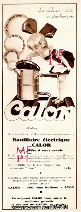 : Magazine Advertisement for Calor electric boiler : Magazine Advertisement for Calor electric boiler