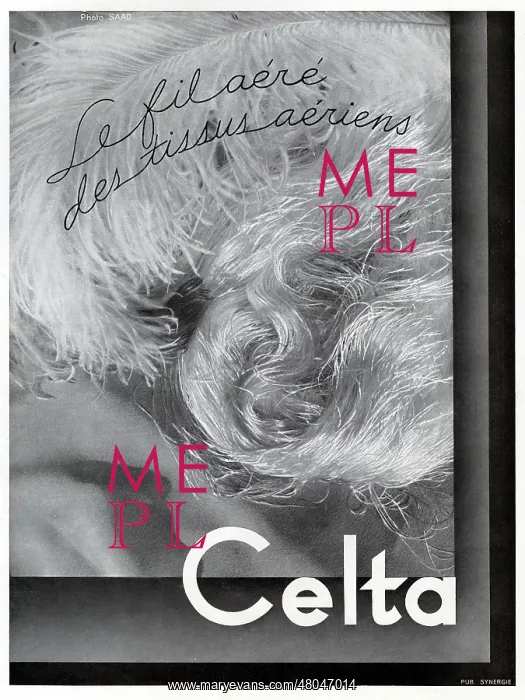 : Magazine Advertisement for Celta thread : Magazine Advertisement for Celta thread