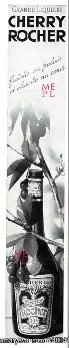 : Magazine Advertisement for Cherry Rocher : Magazine Advertisement for Cherry Rocher