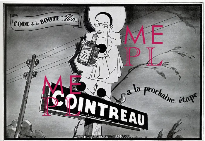 : Magazine Advertisement for Cointreau liqueur : Magazine Advertisement for Cointreau liqueur
