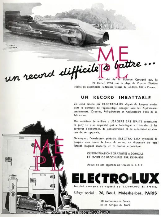  : Magazine Advertisement for Electro-Lux products