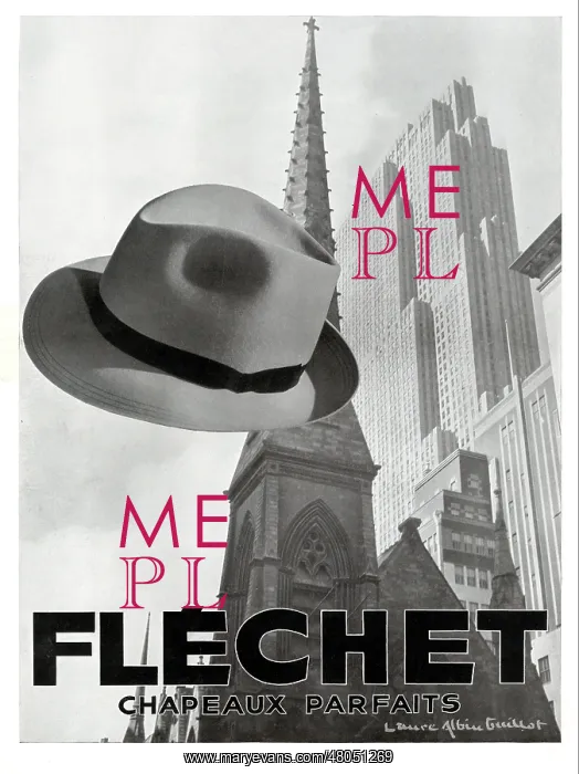 : Magazine Advertisement for Flechet hats : Magazine Advertisement for Flechet hats