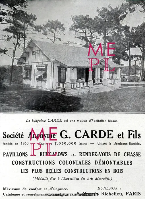 : Magazine Advertisement for G. Carde construction : Magazine Advertisement for G. Carde construction