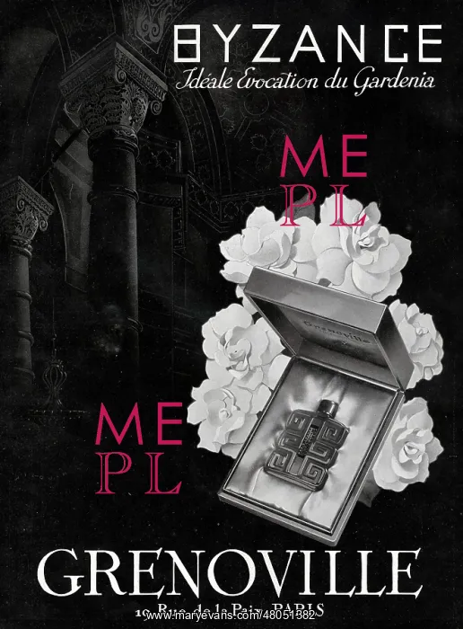 : Magazine Advertisement for Grenoville perfume : Magazine Advertisement for Grenoville perfume