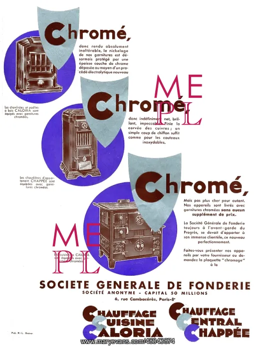 : Magazine Advertisement for heating equipment : Magazine Advertisement for heating equipment