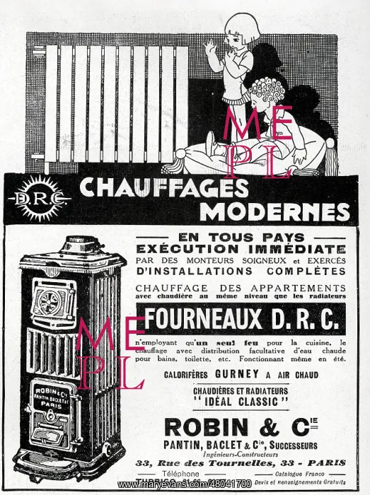 : Magazine Advertisement for heating systems : Magazine Advertisement for heating systems