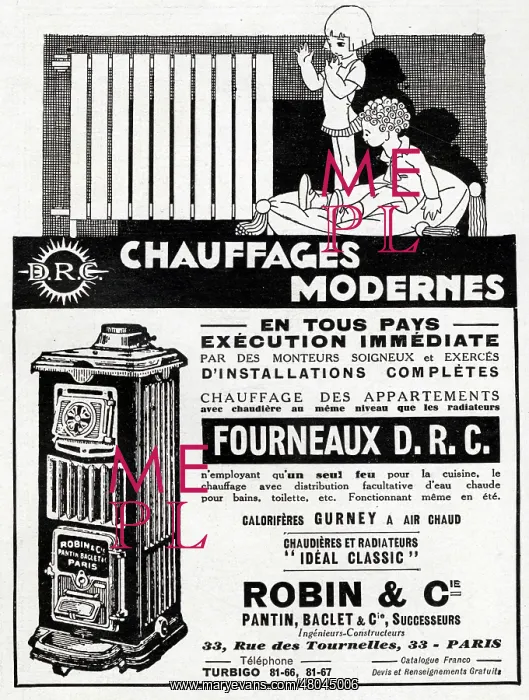 : Magazine Advertisement for heating systems : Magazine Advertisement for heating systems