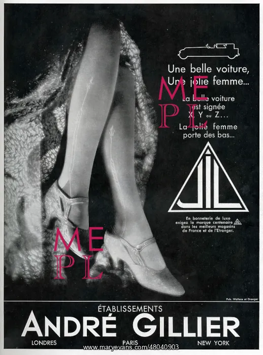 : Magazine Advertisement for JIL stockings : Magazine Advertisement for JIL stockings