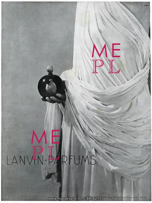 : Magazine Advertisement for Lanvin perfumes : Magazine Advertisement for Lanvin perfumes