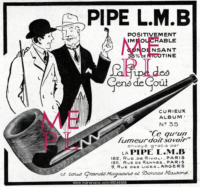 : Magazine Advertisement for the LMB pipe : Magazine Advertisement for the LMB pipe