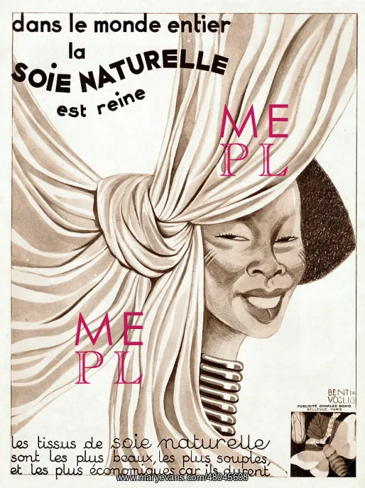 : Magazine Advertisement for natural silk : Magazine Advertisement for natural silk