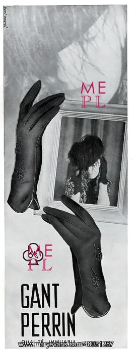 : Magazine Advertisement for Perrin gloves : Magazine Advertisement for Perrin gloves