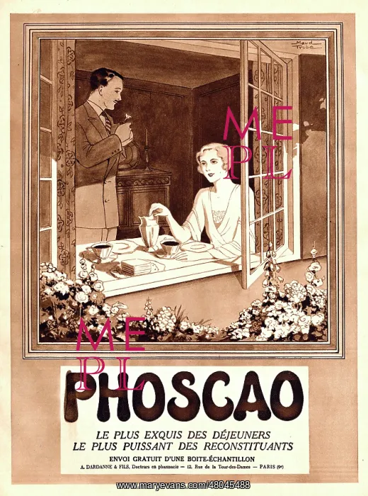 : Magazine Advertisement for Phoscao chocolate powder : Magazine Advertisement for Phoscao chocolate powder