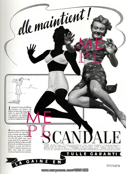 : Magazine Advertisement for Scandale underwear : Magazine Advertisement for Scandale underwear