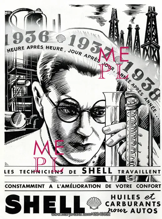 : Magazine Advertisement for Shell oils and fuels : Magazine Advertisement for Shell oils and fuels