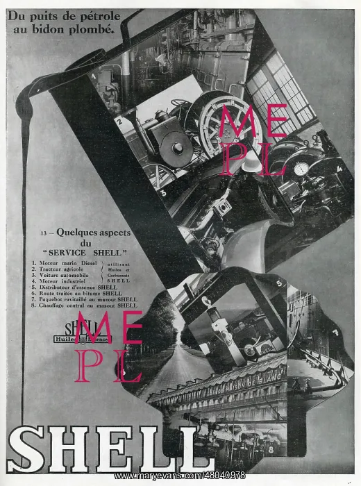 : Magazine Advertisement for Shell products : Magazine Advertisement for Shell products