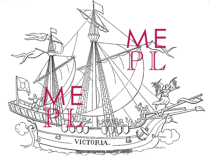  : MAGELLAN. One of the five vessels of his fleet, the caravel Victoria