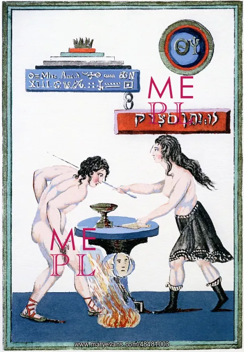 : The Magic Mirror revealing its secrets; from 18th : The Magic Mirror revealing its secrets; from 18th