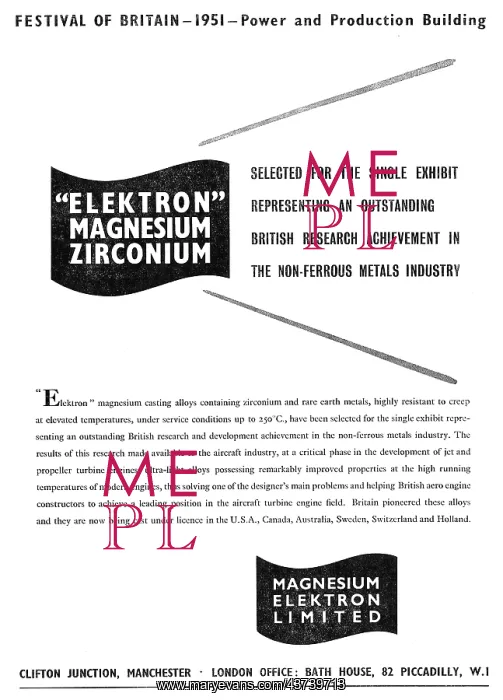 : Magnesium Elektron Ltd - Magnesium : Magnesium Elektron Ltd - Magnesium