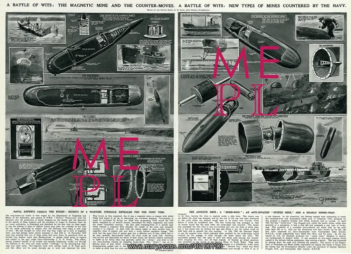 : Magnetic mine and counter moves by G. H. Davis : Magnetic mine and counter moves by G. H. Davis