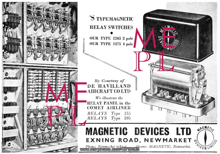  : Magnetic Devices Ltd - Electrical Relays