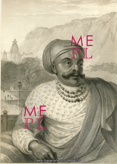 : Mahadji Scindia, Maratha ruler, Gwalior, Central India : Mahadji Scindia, Maratha ruler, Gwalior, Central India