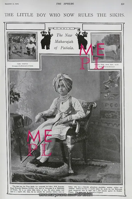 : Maharaja of Patiala : Maharaja of Patiala