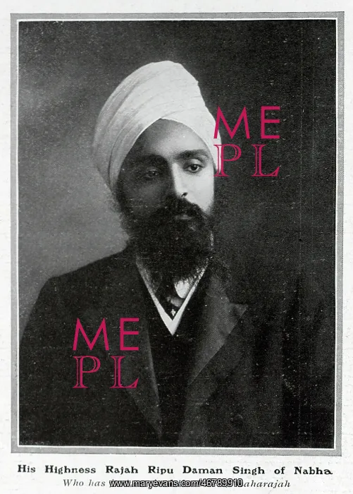 : Maharajah of Nabha : Maharajah of Nabha