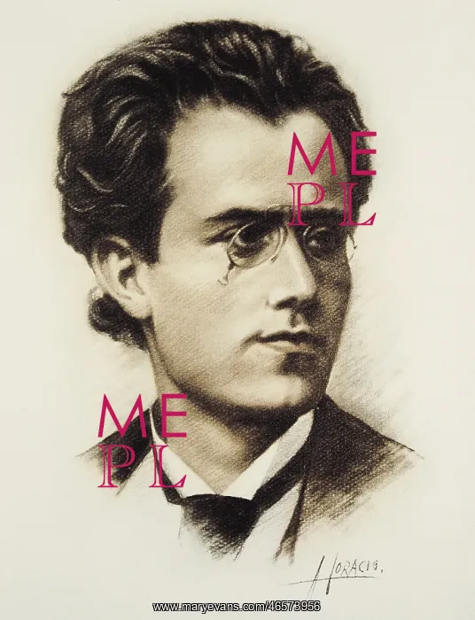 : MAHLER, Gustav (1860-1911). Austrian composer : MAHLER, Gustav (1860-1911). Austrian composer