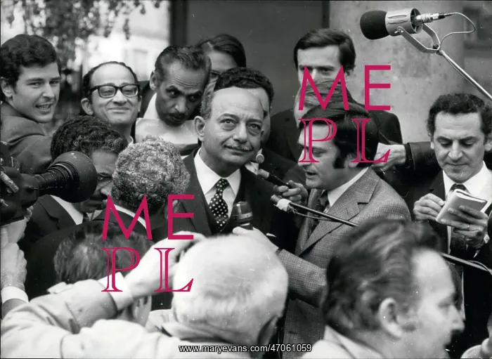 : Mahmoud Riad of Egypt on visit to Paris : Mahmoud Riad of Egypt on visit to Paris