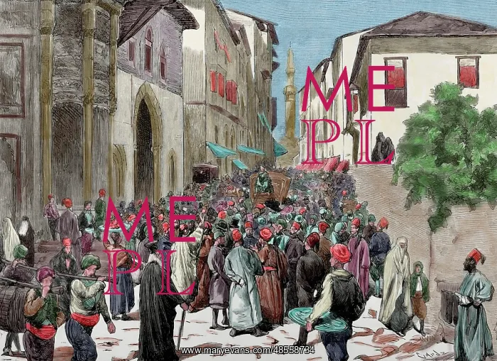 : Mahmud Nedim Pasha (1818-1883). Ottoman statesman. Protests : Mahmud Nedim Pasha (1818-1883). Ottoman statesman. Protests
